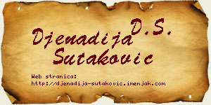 Đenadija Šutaković vizit kartica